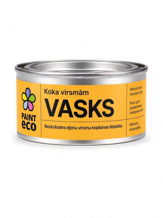Paint Eco Vasks koka virsmām - ekoloģisks beztoņa vasks - 100 gr