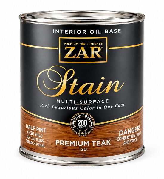 ZAR interjera eļļas bāzes beice – Premium Teak 120 (236 ml)